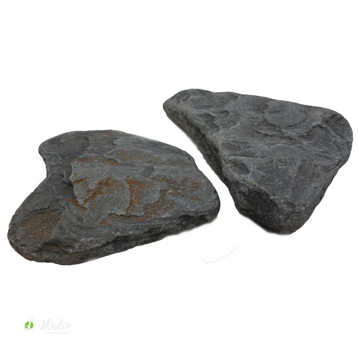 Галтованный камень Сланец Черный  сланец-черный-галтованный Цена: 1000 руб Толщина 20-30мм,цвет черный.форма галтованный плитняк.